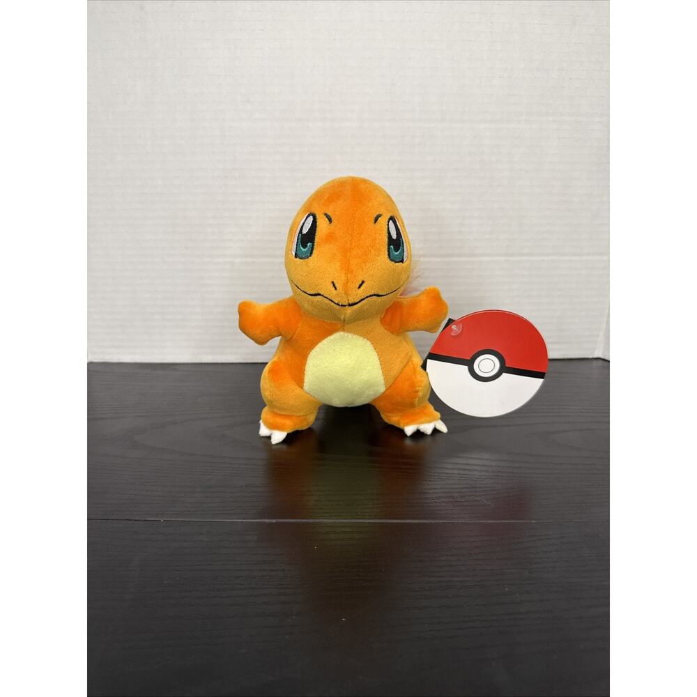 New Charmander 6” Plush Round 1 Exclusive NWT Pokemon Licensed - US Seller